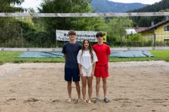 Les Buam du manchette (vlnr: Hannes Leitner, Lena Hartan, Johannes Renz)