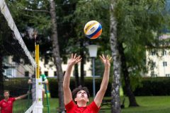 Johannes Renz beim Zuspiel