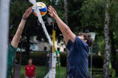 Hannes Leitner und Benjamin Schildböck am Netz