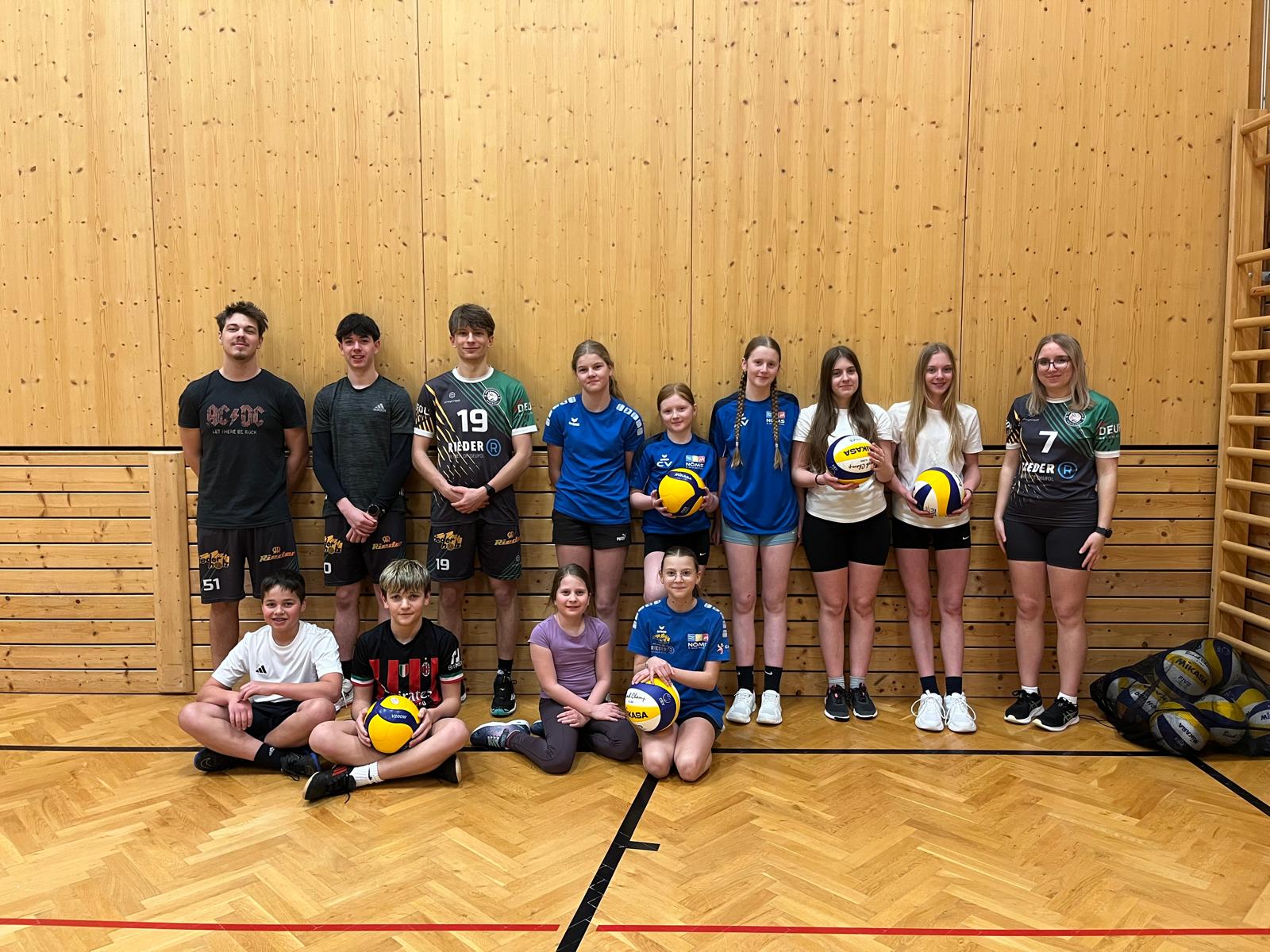 Erstes Volleyball-Schnuppertraining